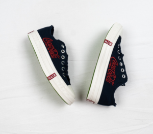 Alternative view of Giày Converse Kith x Coca-Cola x Chuck 70 Low 'Navy' 169836C