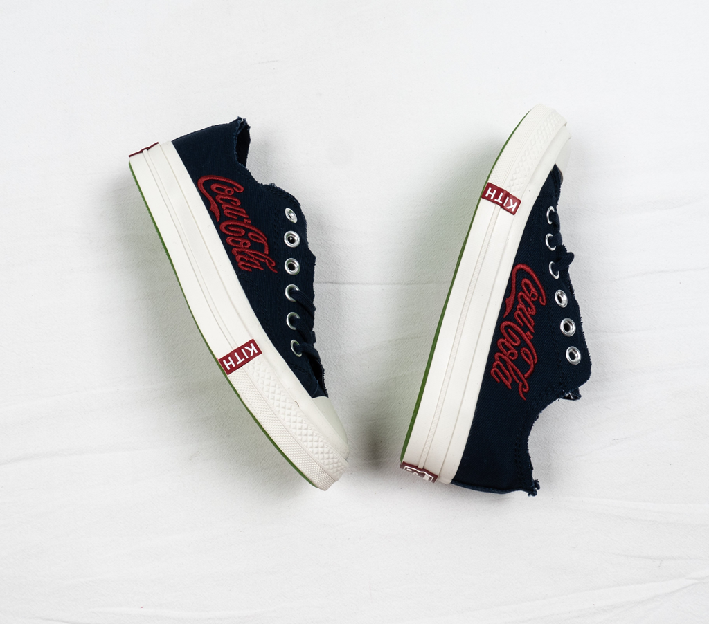 Giày Converse Kith x Coca-Cola x Chuck 70 Low 'Navy' 169836C - Ảnh 2