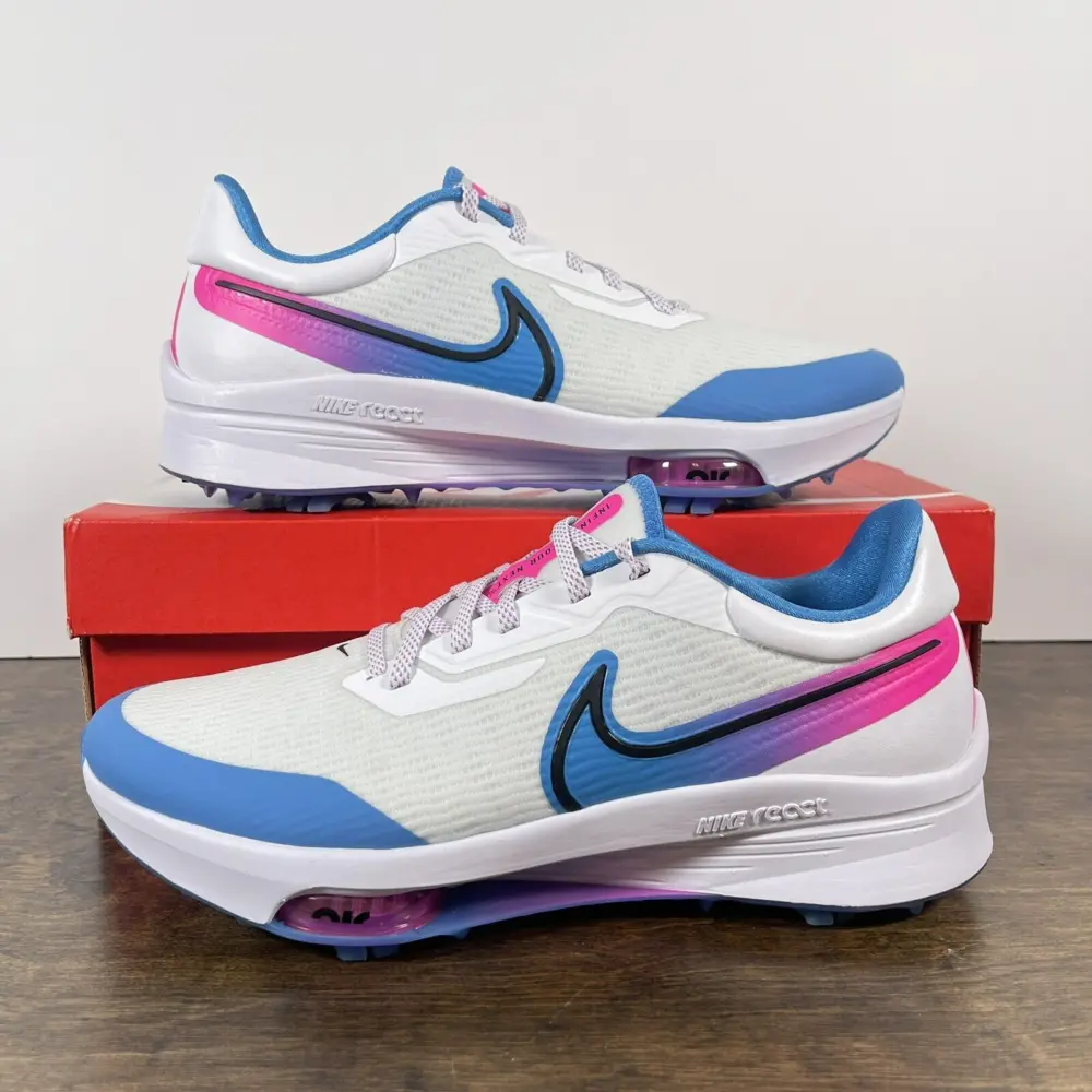 Giày Nike Air Zoom Infinity Tour Next % Golf White Blue DM8446-104 - Ảnh 3