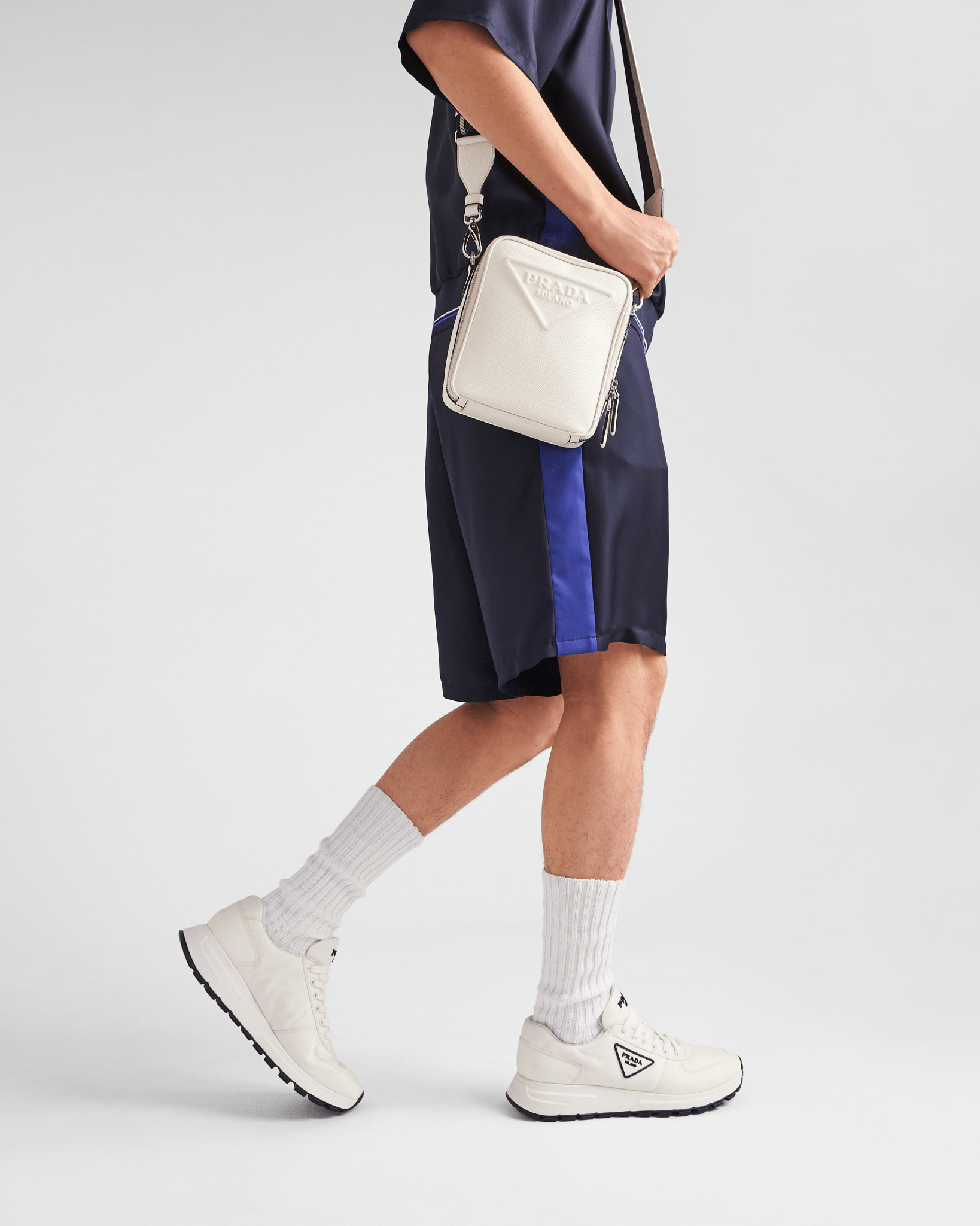 Giày Prada Frax-01 Sneakers 'White' 4E3576-3LFV-F0009 - Ảnh 4