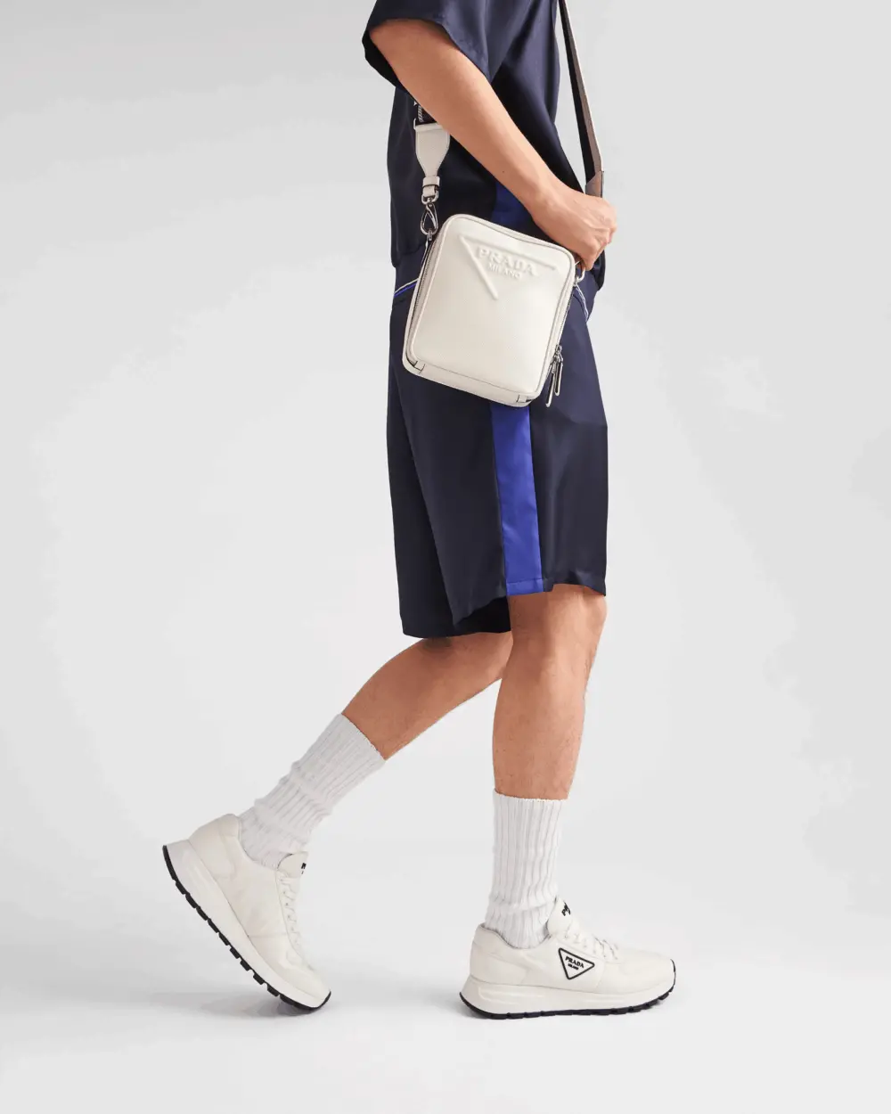 Giày Prada Frax-01 Sneakers 'White' 4E3576-3LFV-F0009 - Ảnh 4