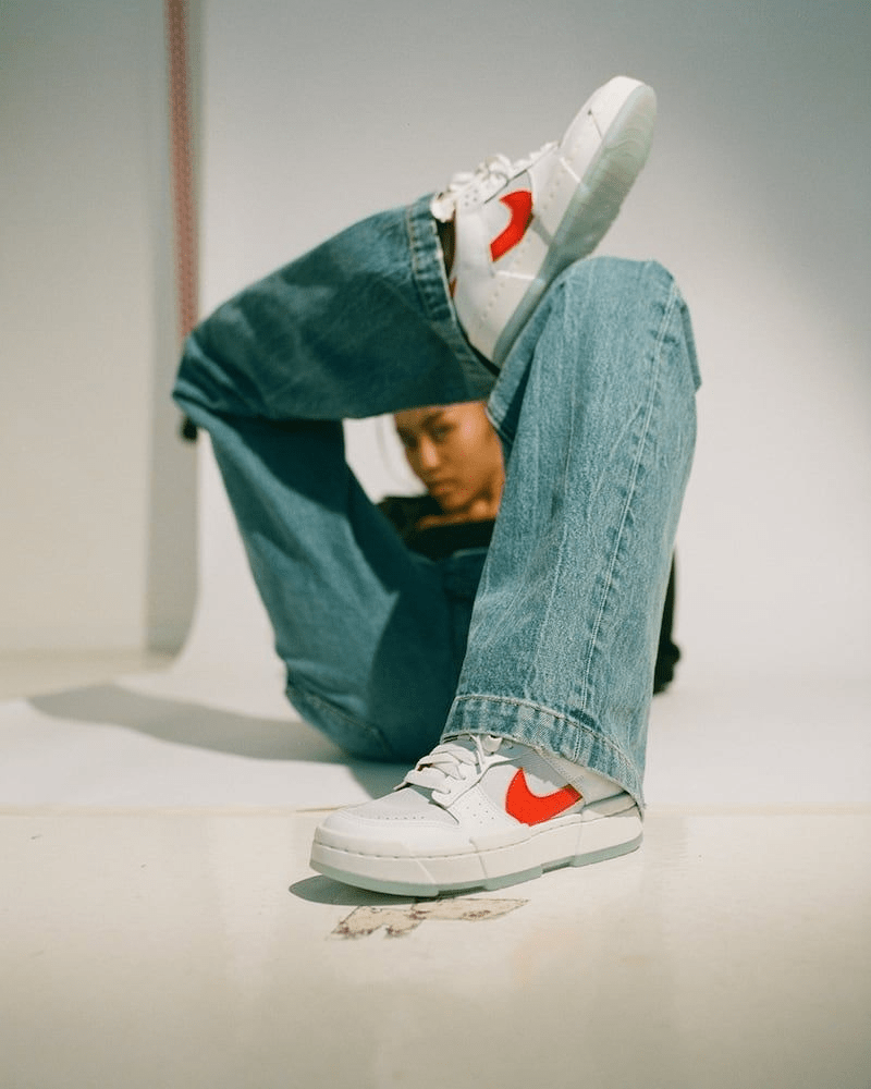 Giày Nike Dunk Low Disrupt Gym Red (W) CK6654-101 - Ảnh 7