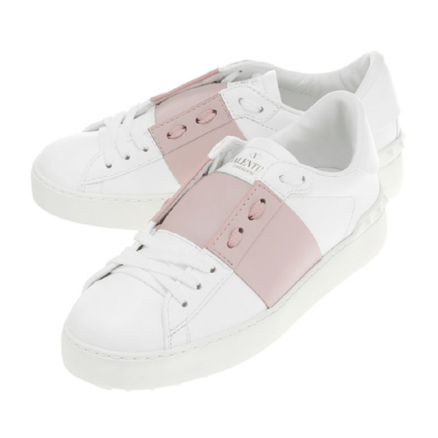 Giày Valentino Wmns Calfskin Leather White UW2S0781BLU834 - Ảnh 6