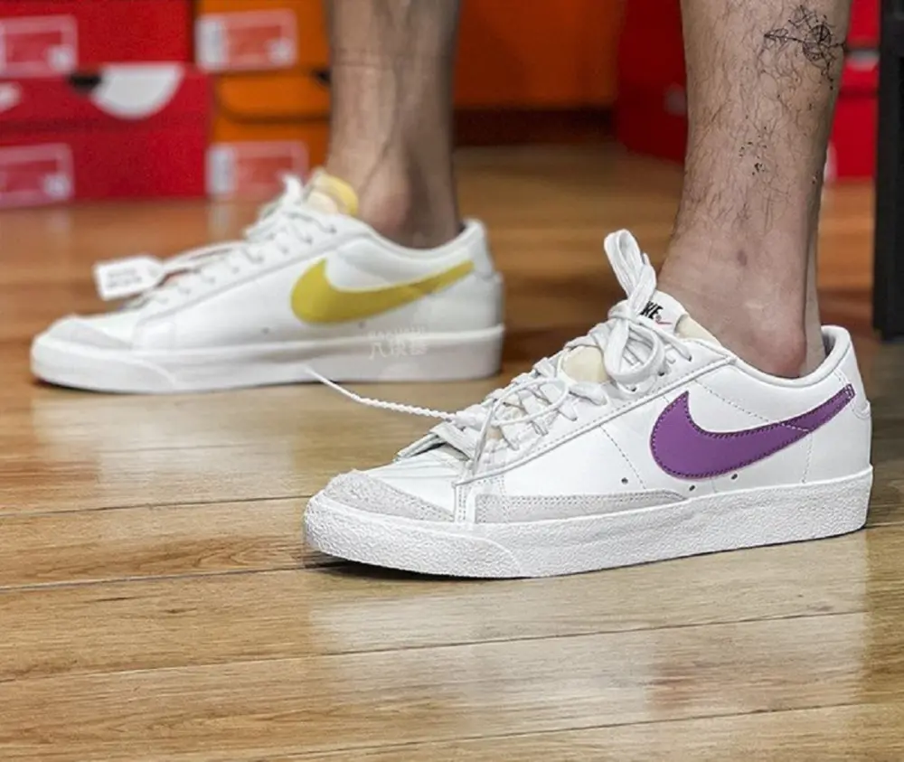 Giày Nike Blazer Low 77 Vintage 'Sail Multi' DA6364-106 - Ảnh 3