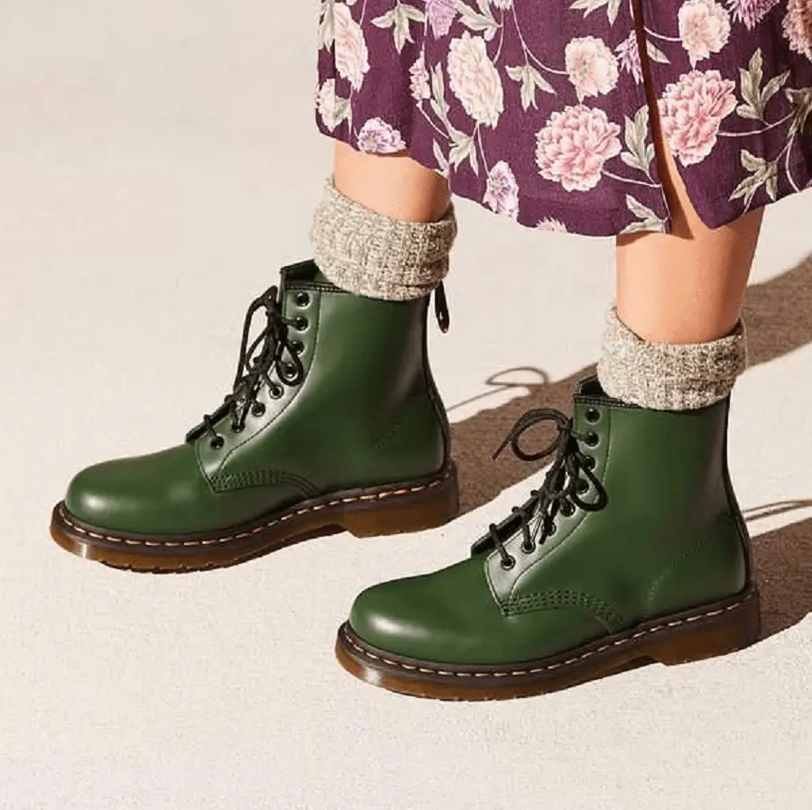 Giày Dr. Martens 1460 Green Smooth 11822207 - Ảnh 4