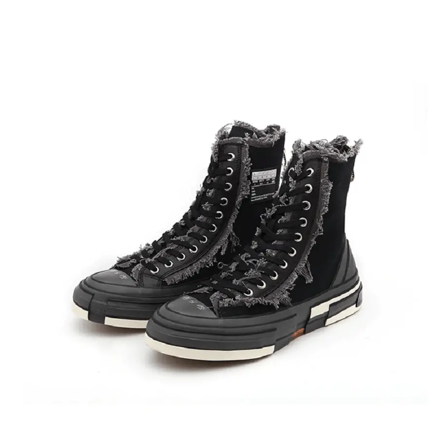 Giày xVESSEL G.O.P. Highs for Yohji Yamamoto Black FN-E03-062-1 - Ảnh 8