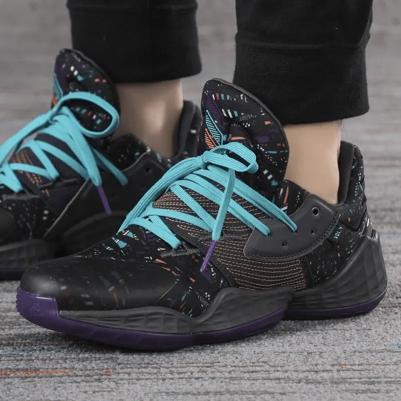 Alternative view of Giày Adidas Harden Vol.4 GCA 'Black Amber Tint' EF9938