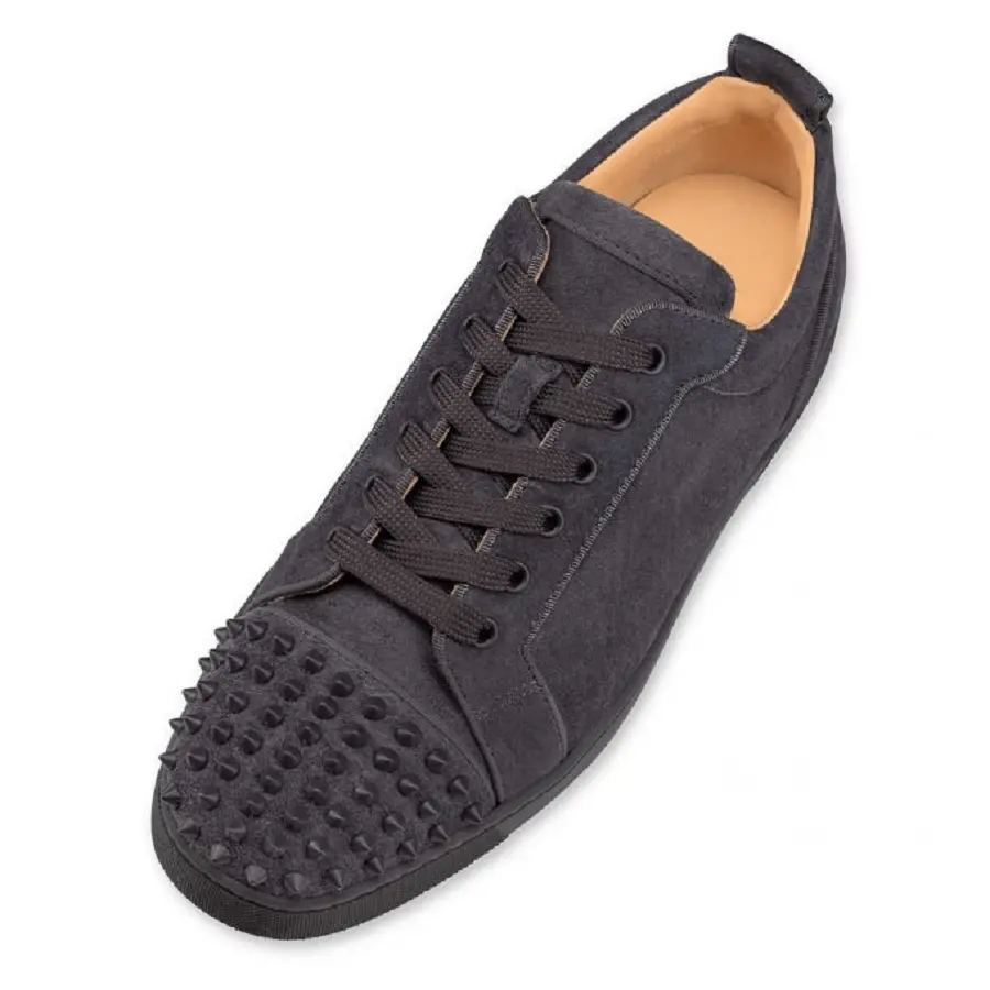 Giày Christian Louboutin Louis Junior Spikes 'Black' 3160934I395 - Ảnh 3