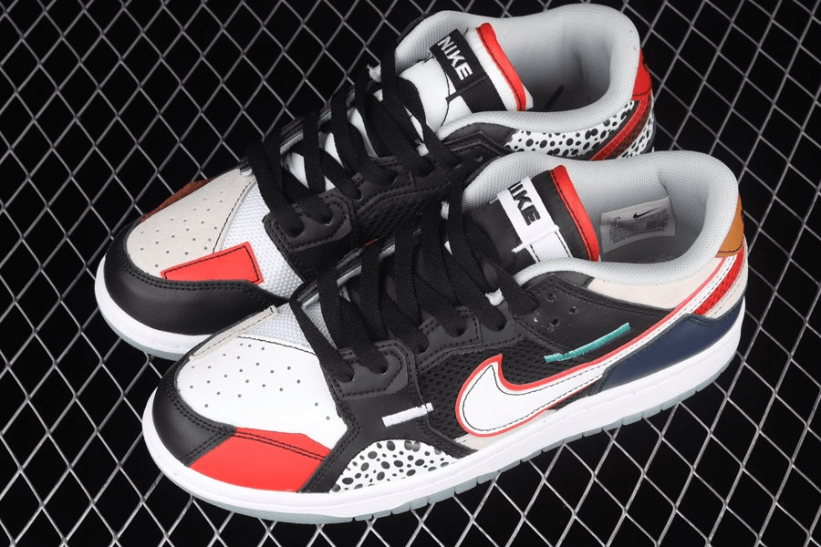 Giày Nike Dunk Low Scrap Premium 'University Red' DN1775-001 - Ảnh 5