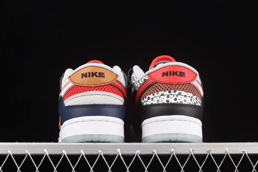 Giày Nike Dunk Low Scrap Premium 'University Red' DN1775-001 - Ảnh 4