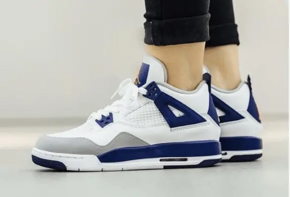 Giày Nike Air Jordan 4 GS 'Deep Royal Blue' 487724-132 - Ảnh 3
