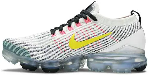 Alternative view of Giày Nike Air VaporMax Flyknit 3 'White Dynamic Yellow' AJ6900-103