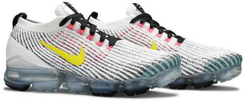 Giày Nike Air VaporMax Flyknit 3 'White Dynamic Yellow' AJ6900-103 - Ảnh 3