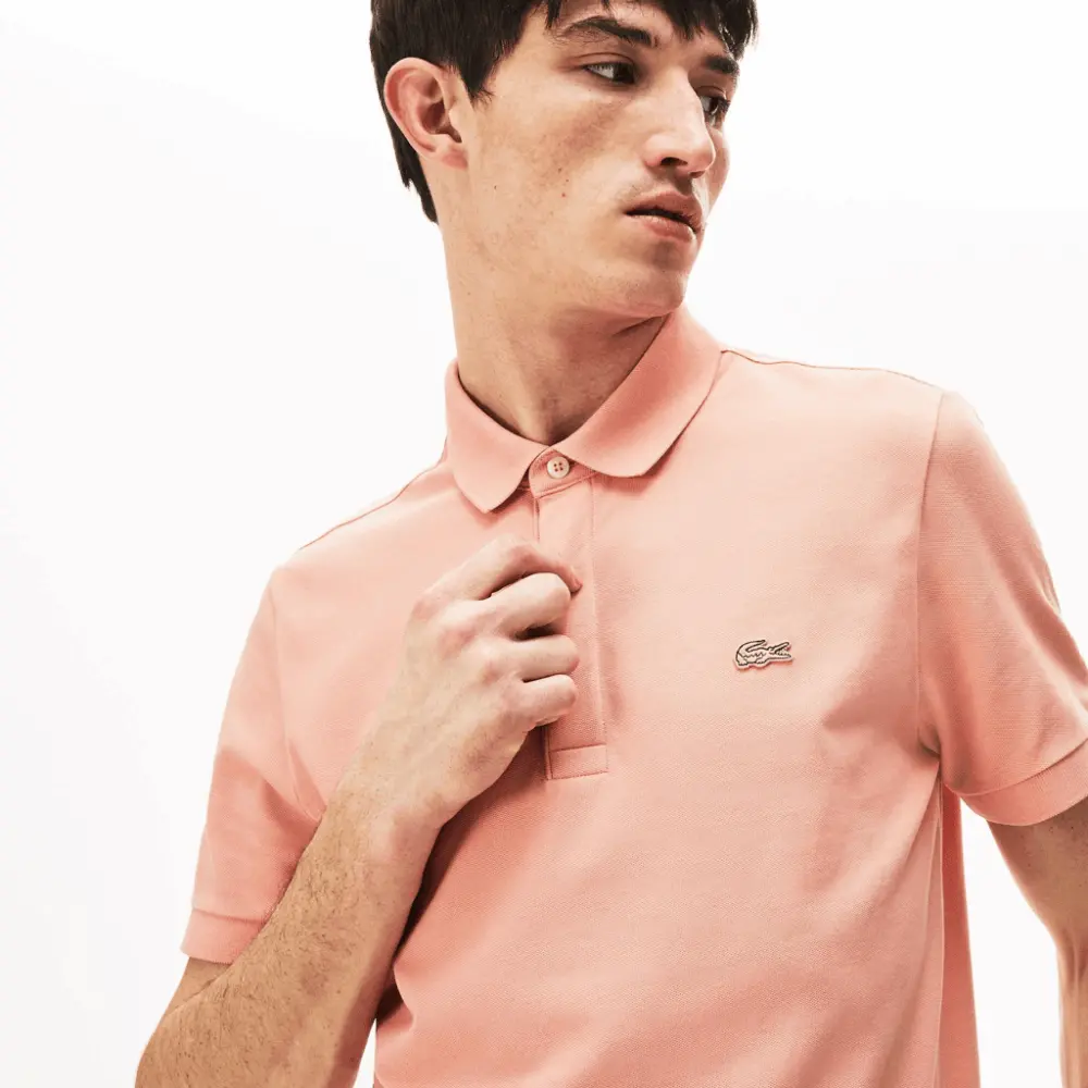 Áo Lacoste Men's Paris Polo Regular Fit Stretch Cotton Piqué PH5522-5MM - Ảnh 3