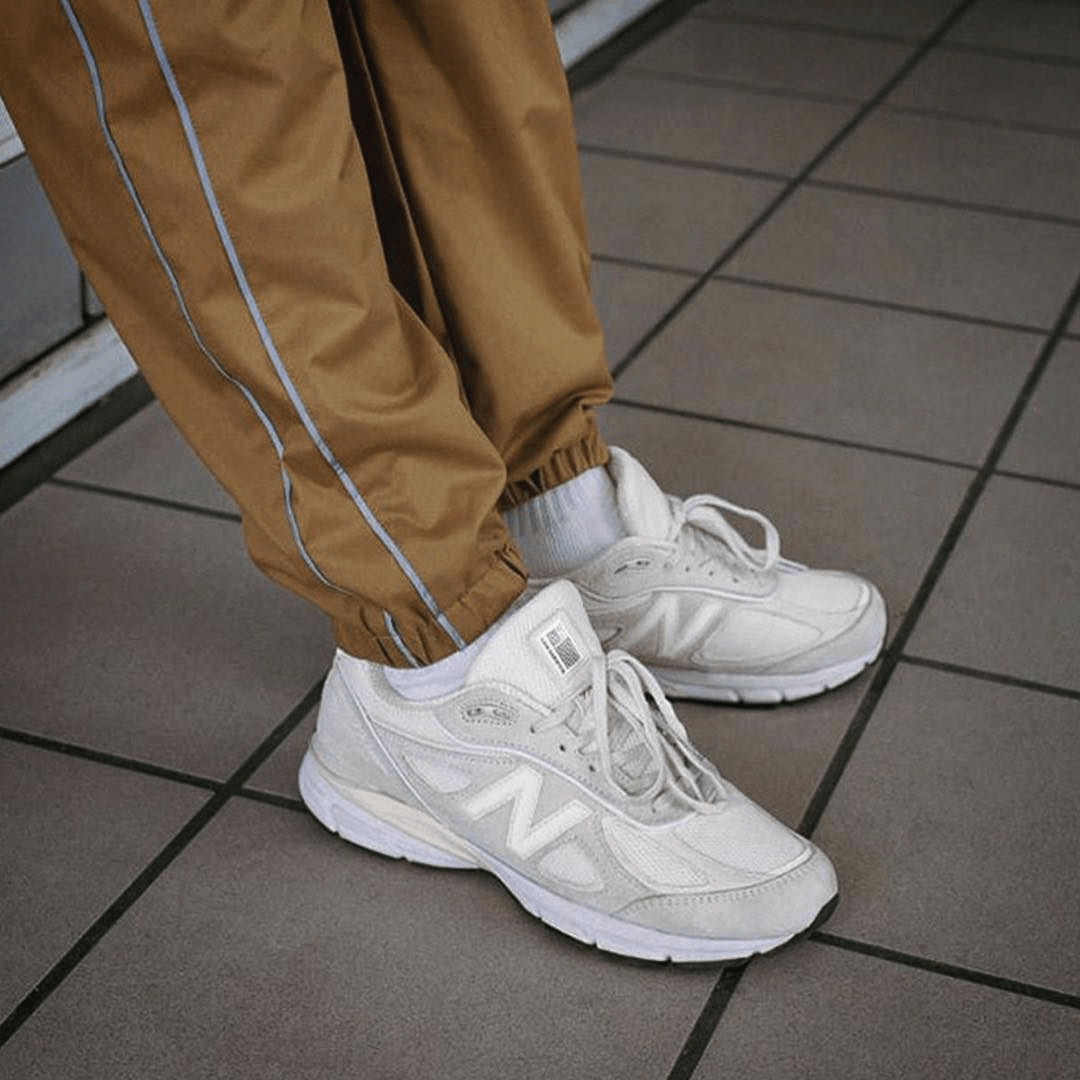 Giày Stussy x New Balance 990v4 'White' M990SC4 - Ảnh 3