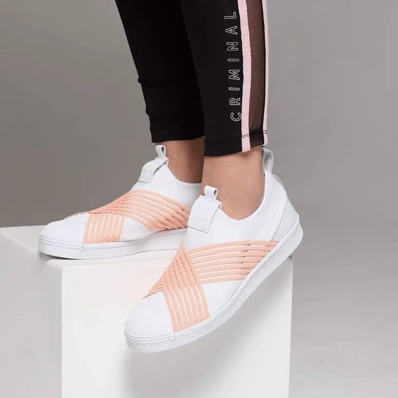 Giày Adidas Wmns Superstar Slip On 'Clear Orange' D96704 - Ảnh 5