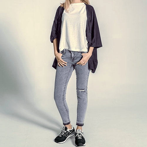 Giày New Balance Wmns 574 'Core Black' WL574EB - Ảnh 9