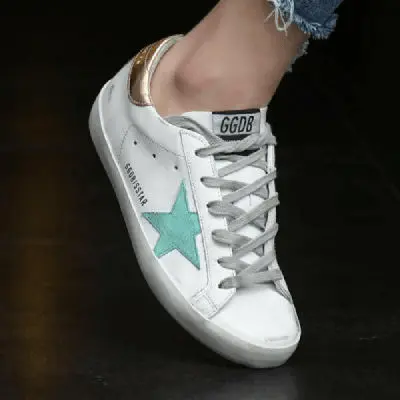 Giày Golden Goose Superstar 'Green and Gold' GWF00101-F000212-10243 - Ảnh 6