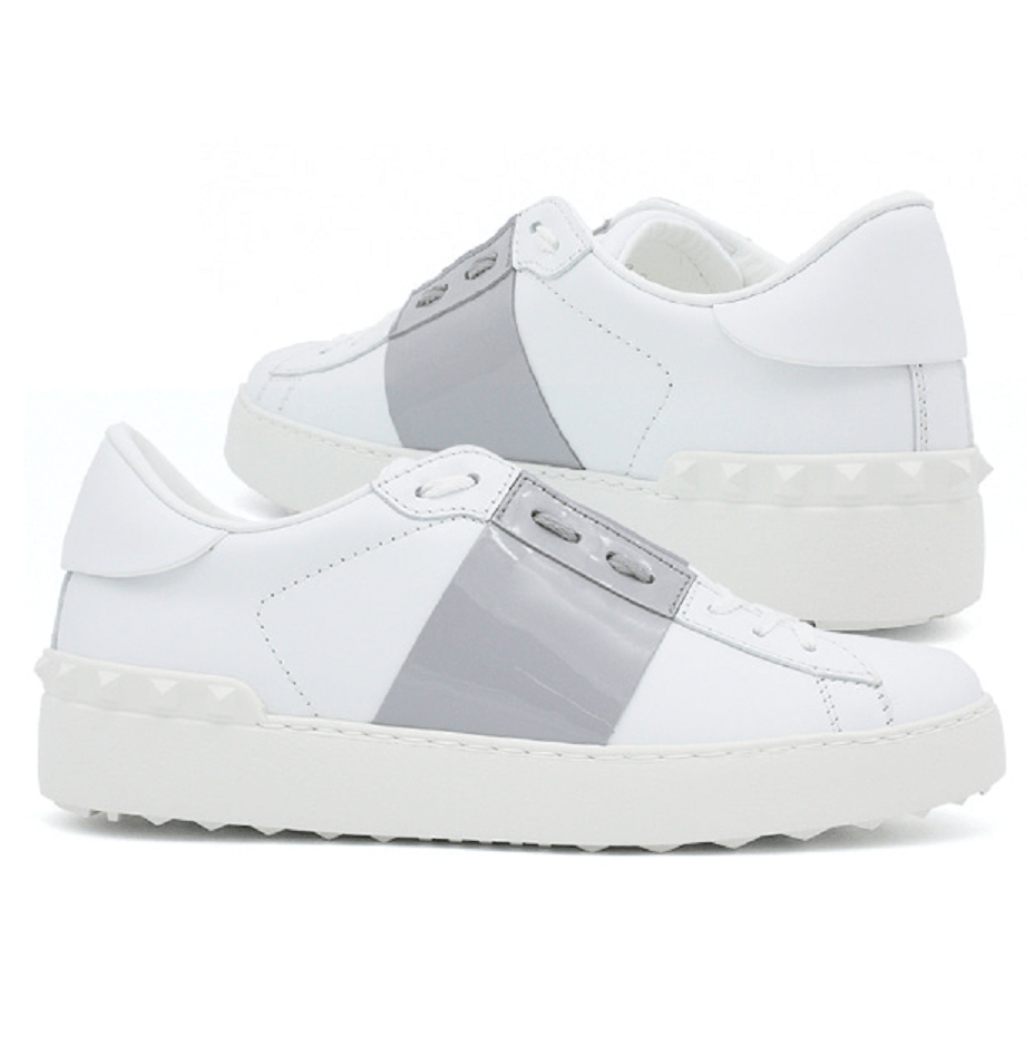 Giày Valentino Shiny Gray Open Sneakers PW2S0781-TCQ-832 - Ảnh 5