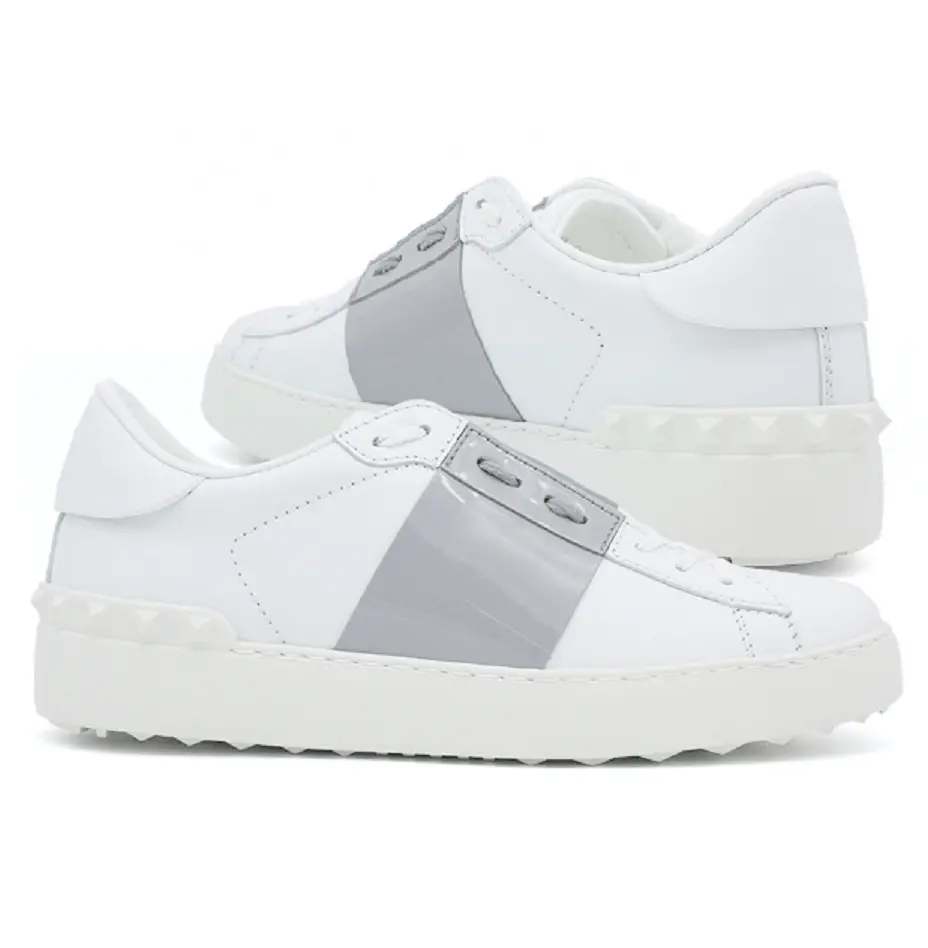Giày Valentino Shiny Gray Open Sneakers PW2S0781-TCQ-832 - Ảnh 5
