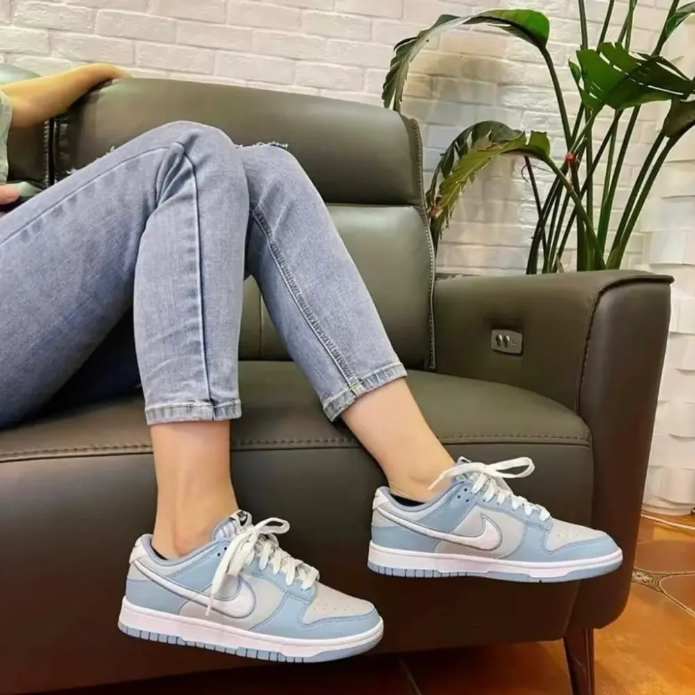 Giày Nike Dunk Low Retro 'Fleece Swoosh Blue' FB1871-011 - Ảnh 7