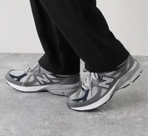 Alternative view of Giày New Balance 990v3 ‘Leather Grey’ M990GJ3