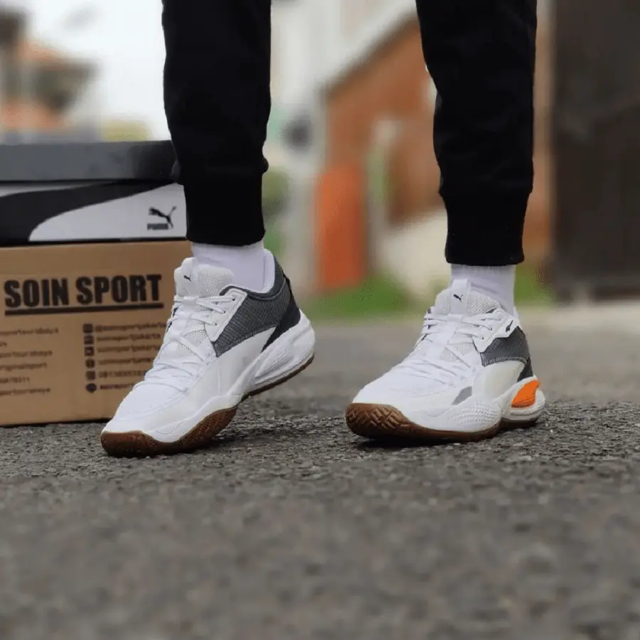 Giày Puma Court Rider 'Pop White' 376107-02 - Ảnh 5