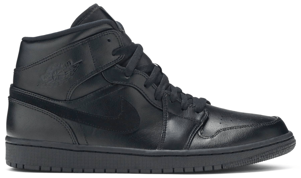 Giày Nike Air Jordan 1 Mid 'Triple Black' 554724-090