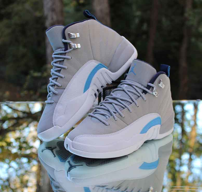 Giày Nike Air Jordan 12 Retro BG 'University Blue' 153265-007 - Ảnh 5