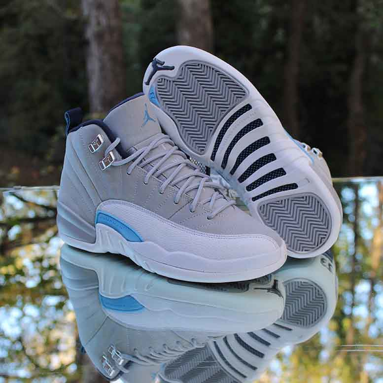 Giày Nike Air Jordan 12 Retro BG 'University Blue' 153265-007 - Ảnh 3