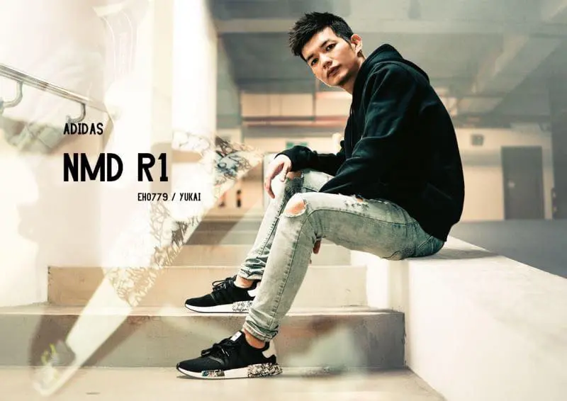 Giày Adidas NMD R1 'Black Graffiti' EH0779 - Ảnh 6