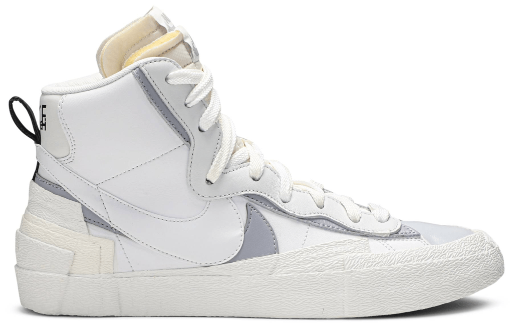 Giày Nike Blazer Mid sacai White Grey BV0072-100