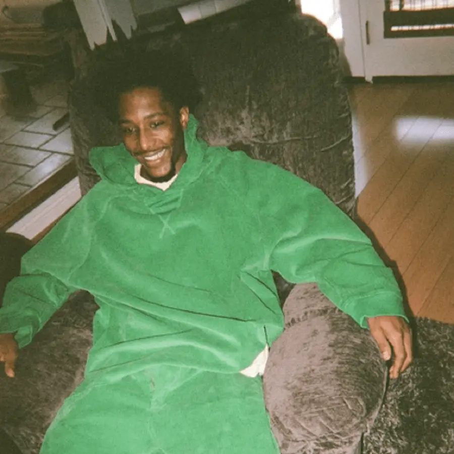 Áo Drew House Corduroy Hoodie Green - Ảnh 3