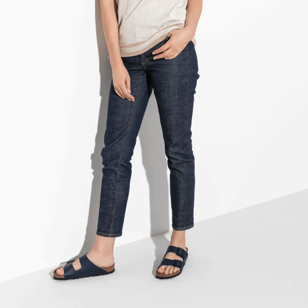 Dép Birkenstock Arizona Soft Footbed Birko-Flor 'Blue' 51063 - Ảnh 6