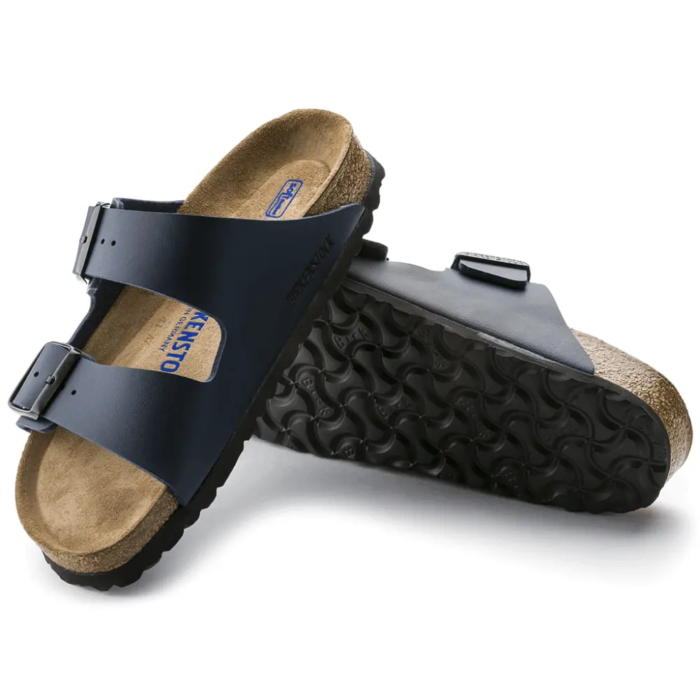 Dép Birkenstock Arizona Soft Footbed Birko-Flor 'Blue' 51063 - Ảnh 3