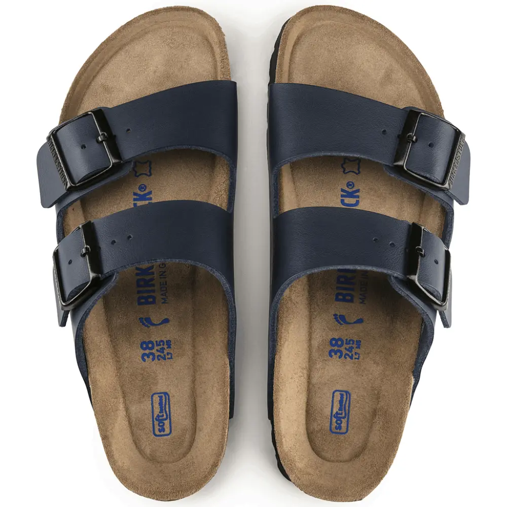 Dép Birkenstock Arizona Soft Footbed Birko-Flor 'Blue' 51063 - Ảnh 4
