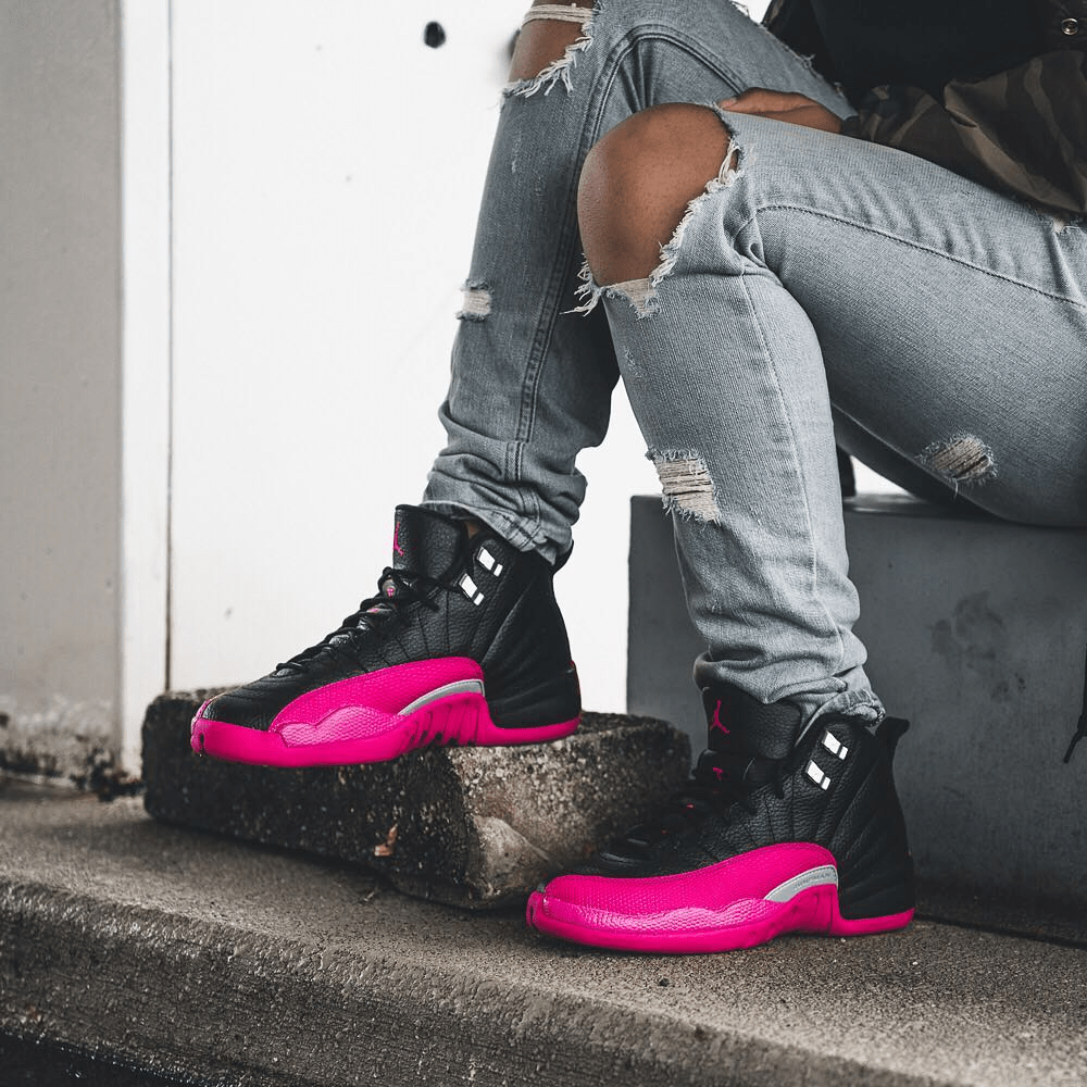 Giày Nike Air Jordan 12 Retro GS 'Deadly Pink' 510815-026 - Ảnh 7