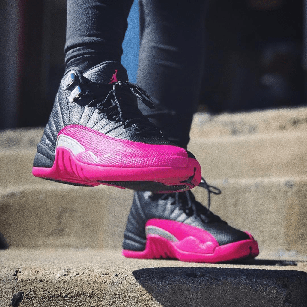 Giày Nike Air Jordan 12 Retro GS 'Deadly Pink' 510815-026 - Ảnh 6