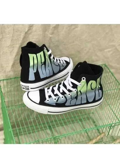 Giày Converse Chuck Taylor All Star High 'Empowered Black' 167891V - Ảnh 4