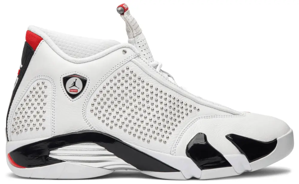Giày Nike Supreme x Air Jordan 14 Retro 'White' BV7630-106