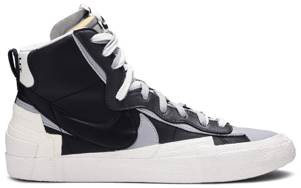 Giày Nike Blazer Mid sacai Black Grey BV0072-002