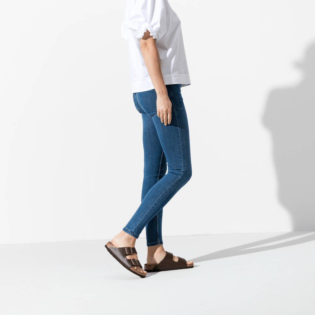 Dép Birkenstock Arizona Birko Flor 'Dark Brown' 51703 - Ảnh 3