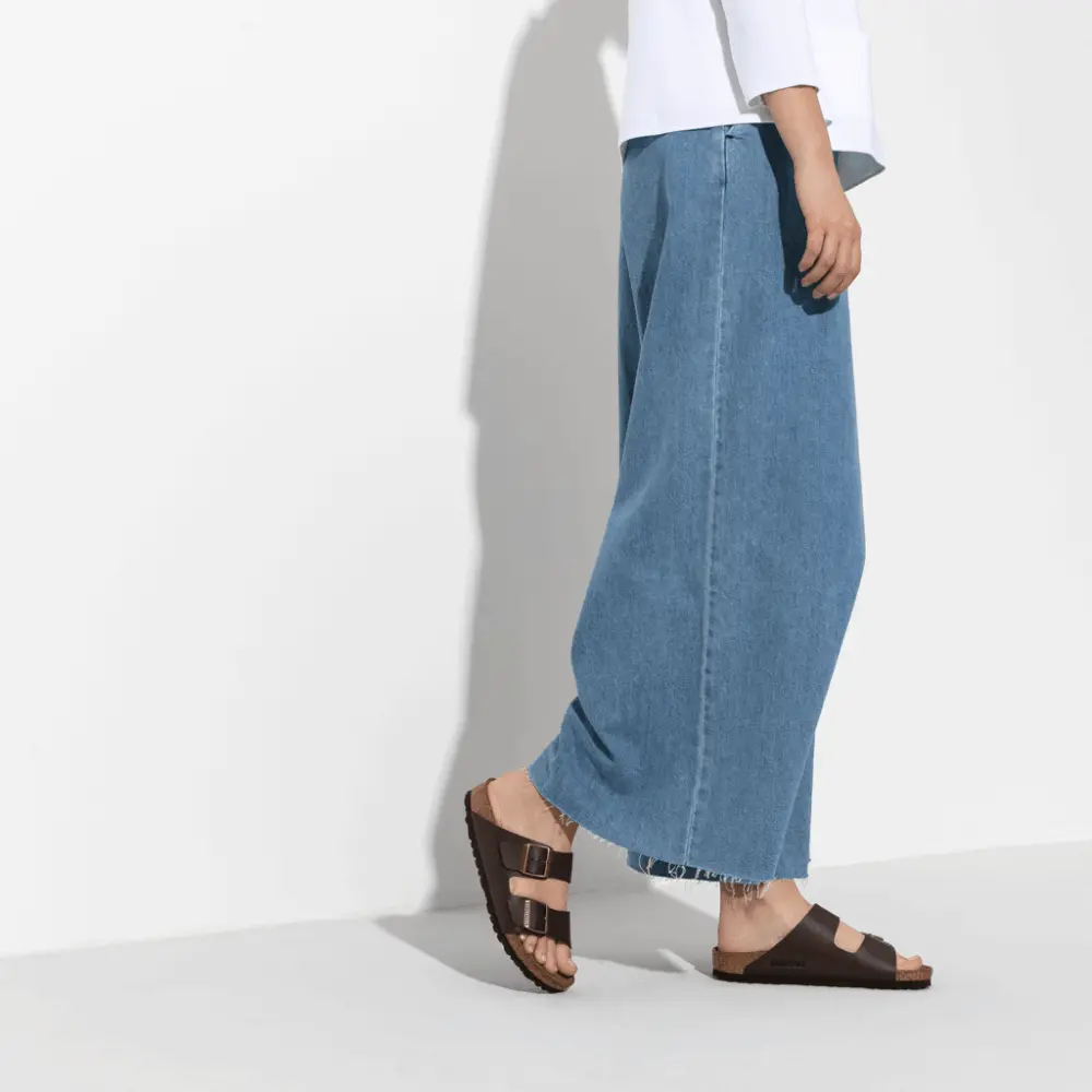 Dép Birkenstock Arizona Birko Flor 'Dark Brown' 51703 - Ảnh 5