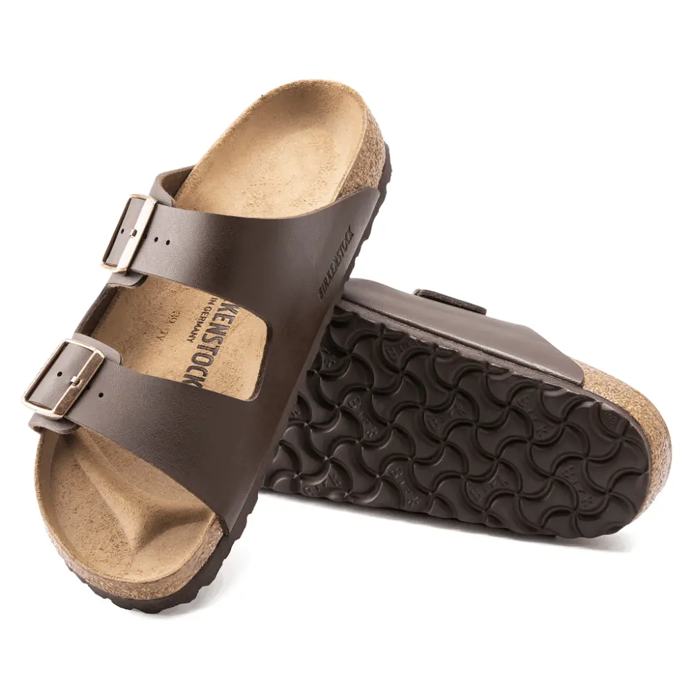Alternative view of Dép Birkenstock Arizona Birko Flor 'Dark Brown' 51703
