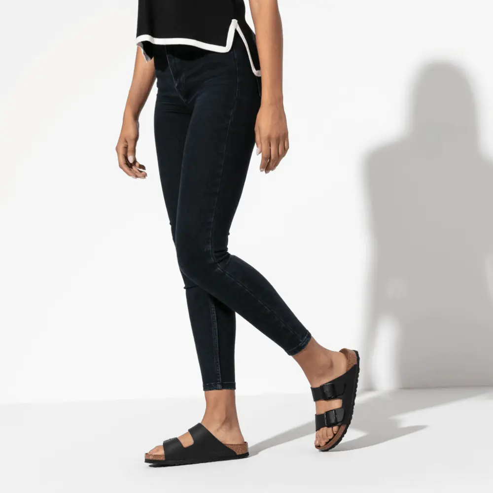 Dép Birkenstock Arizona Birko Flor 'Black' 51793 - Ảnh 4
