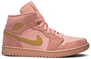Giày Nike Air Jordan 1 Mid 'Coral Gold' 852542-600