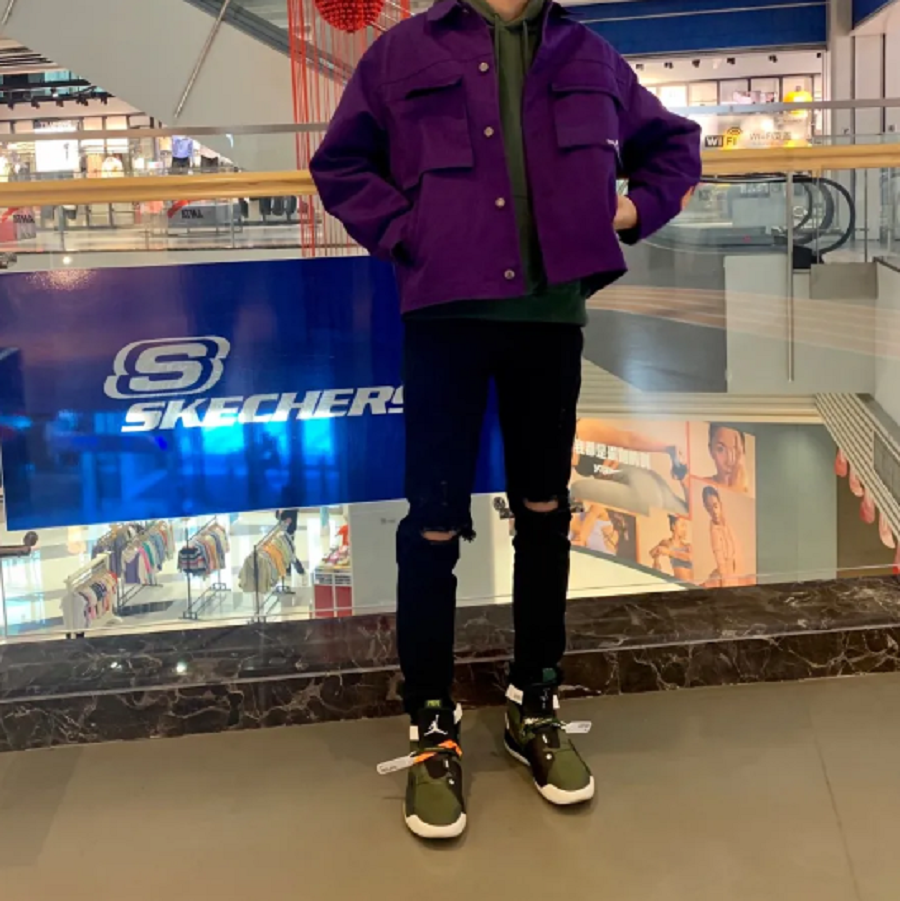 Giày Nike Travis Scott x Air Jordan 33 NRG ‘Army Olive’ CD5965-300 - Ảnh 2