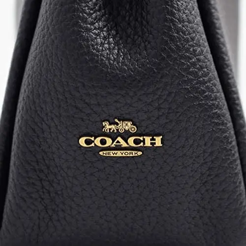 Alternative view of Túi Coach Soft Pebble Leather Shay Crossbody 601 B4 BK