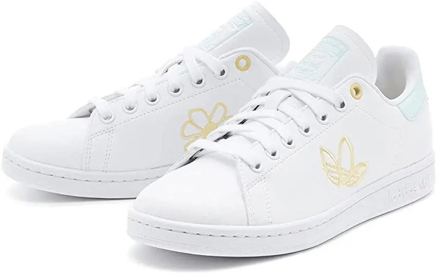 Giày Adidas Stan Smith W White Gold Mint GZ7058 - Ảnh 3