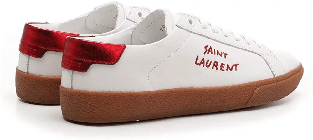 Giày Saint Laurent Court Classic SL06 Embroidered 6106490ZS709967 - Ảnh 3